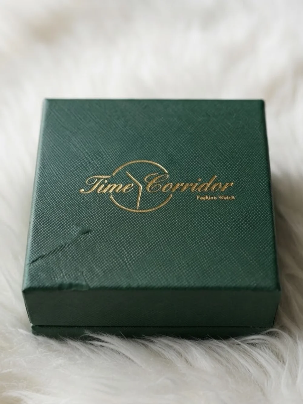 Men's Gold Crystal Luxury Chronograph Watch NEW W/Box!